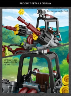 T-Rex Klemmbaustein Set Mit Zubehör (640 Teile) -Dinosaurier-Spielzeug product image 1980419126