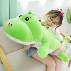 XXL Krokodil Plüsch Kuscheltier (120cm Oder 150cm) -Dinosaurier-Spielzeug product image 1980421314