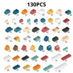 Bunter Dinosaurier Bausatz, 103 Teile -Dinosaurier-Spielzeug product image 1993913956