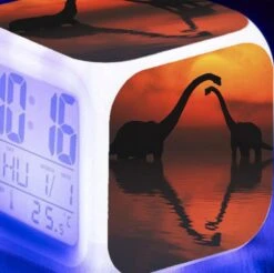 Jurassic Park Dinosaurier Digital Wecker Mit Uhr
