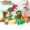 Dino Paradies Baustein Set Mit Dino Figuren (40 Teile)