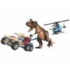 Jurassic World Carnotaurus Mit Jeep Und Hubschrauber Spielzeug Set (258 Teile) -Dinosaurier-Spielzeug product image 2007661891