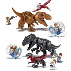 Dinosaurier Jurassic World T-Rex Klemm-Baustein Set -Dinosaurier-Spielzeug product image 2009093198