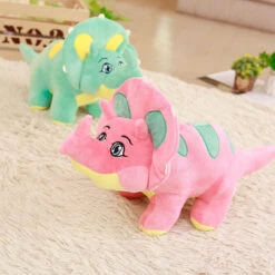 Freundliches Triceratops Dinosaurier Plüsch XXL Kuscheltier (ca. 55cm Oder 95cm) -Dinosaurier-Spielzeug product image 2009095470