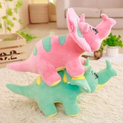 Freundliches Triceratops Dinosaurier Plüsch XXL Kuscheltier (ca. 55cm Oder 95cm) -Dinosaurier-Spielzeug product image 2009095471
