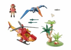 Helikopter Mit Flugsaurier Pterodactyl Spielzeug -Dinosaurier-Spielzeug product image 2012423654