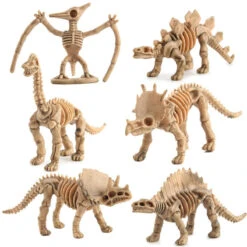 12 Stk. Dinosaurier Fossil Figuren Set