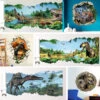 Dinosaurier Wand Sticker Aufkleber Deko Wall Sticker